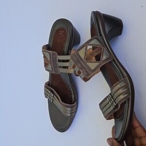 NAOT Stylish Brown Women's Mule Sandals Size 41/9